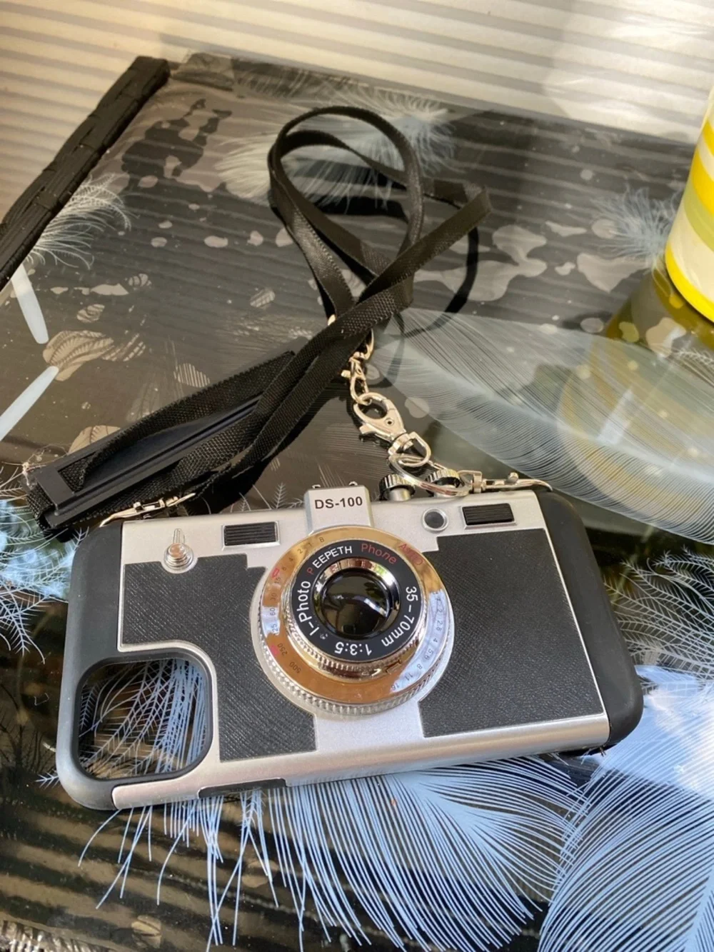 iPhone 11 Promax Camera phone Case W/ Crossbody Strap